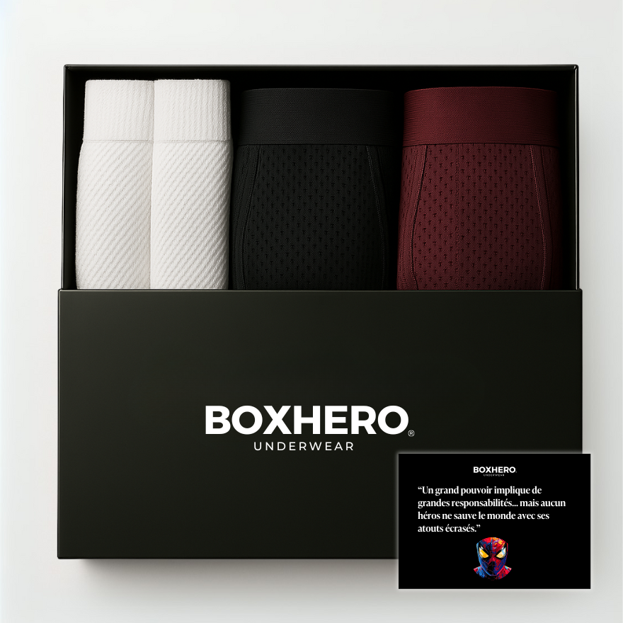 2 BOXERS PREMIUM, 2 PAIRES DE CHAUSSETTES PREMIUM & UN ARBRE PLANTÉ