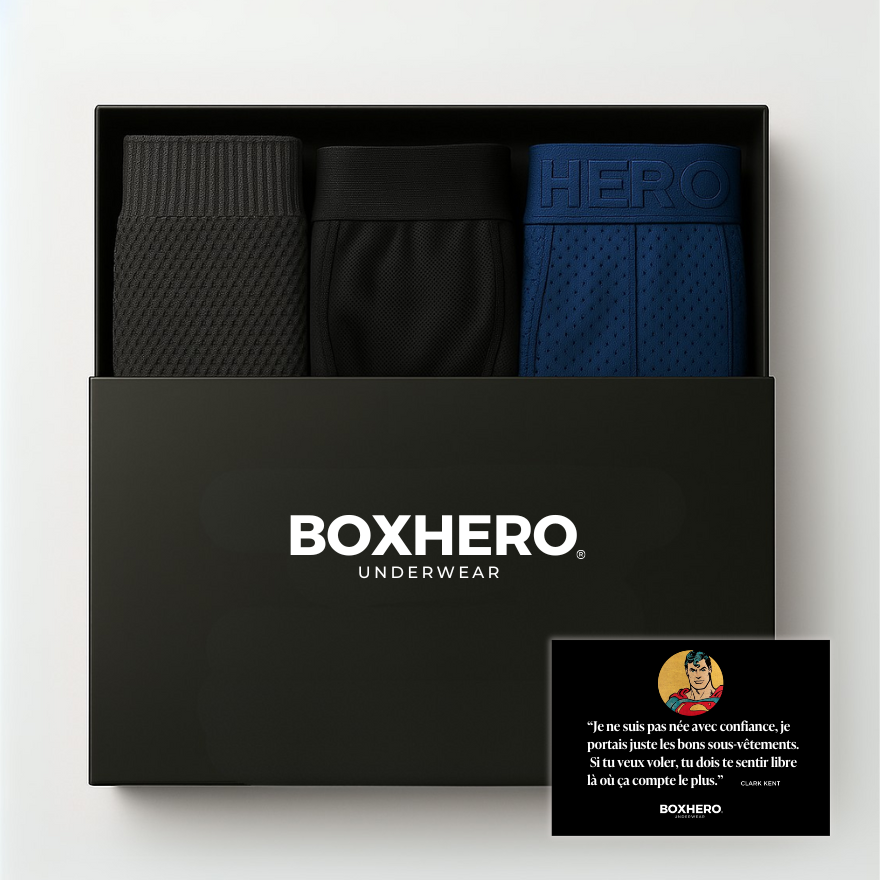 2 BOXERS PREMIUM, 2 PAIRES DE CHAUSSETTES PREMIUM & UN ARBRE PLANTÉ