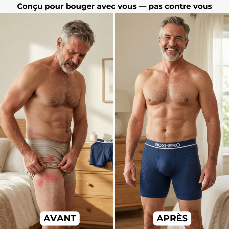 BOXHERO 2.0 EN FIBRE DE BAMBOU - CONFORT RÉVOLUTIONNÉ TOUT AU LONG DE LA JOURNÉE