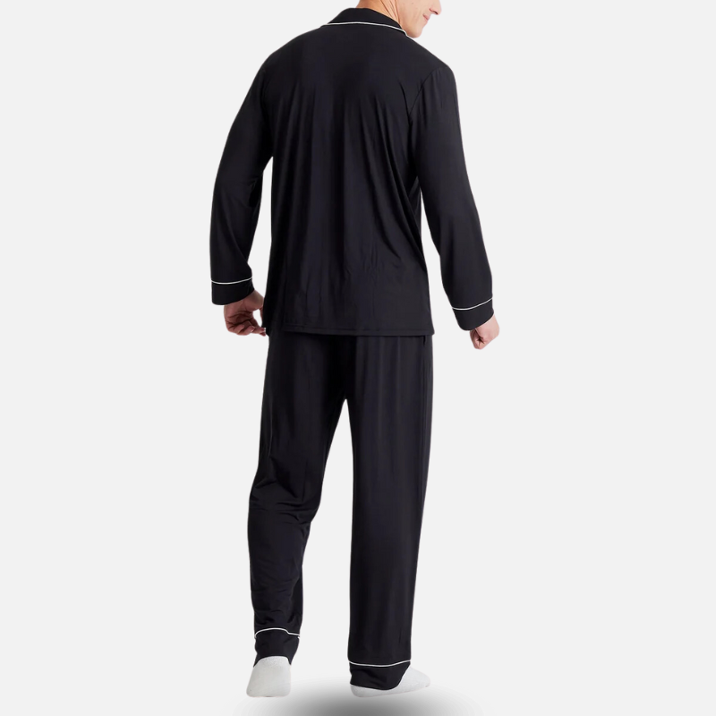 Pyjama boutonné en fibre de bambou | BOXHERO