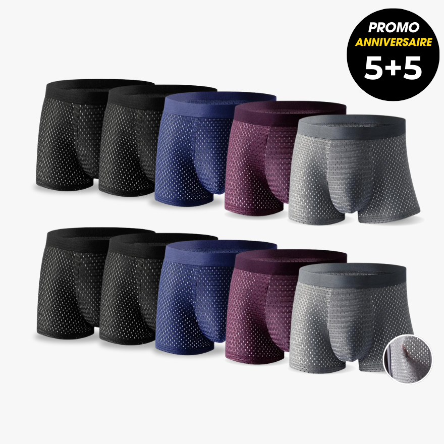 BOXER EN FIBRE DE BAMBOU - CONFORT RÉVOLUTIONNÉ TOUT AU LONG DE LA JOURNÉE