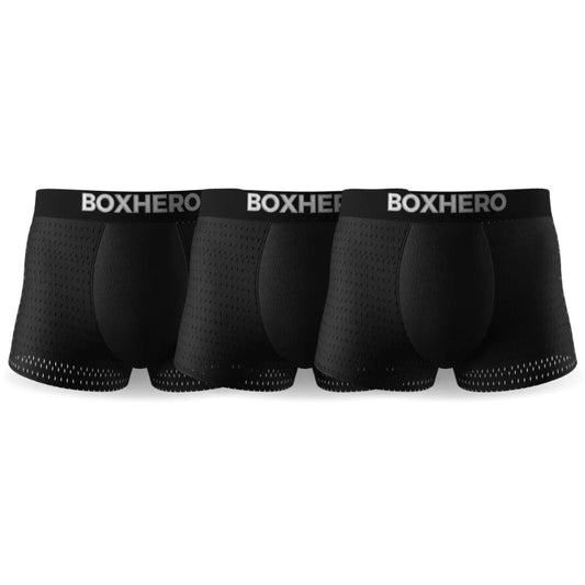 PACK DE 3 BOXERS BOXHERO 1.0 - NOIR