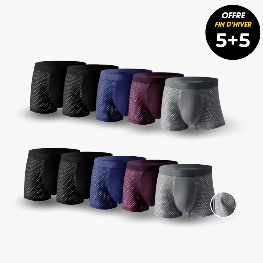 BOXER EN FIBRE DE BAMBOU - CONFORT RÉVOLUTIONNÉ TOUT AU LONG DE LA JOURNÉE