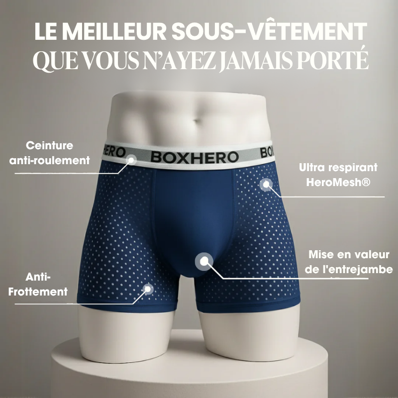 BOXER BOXHERO NOVA EN FIBRE DE BAMBOU - CONFORT RÉVOLUTIONNÉ TOUT AU LONG DE LA JOURNÉE