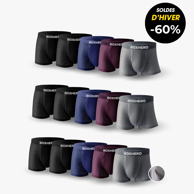 BOXER BOXHERO 1.0 EN FIBRE DE BAMBOU - CONFORT RÉVOLUTIONNÉ TOUT AU LONG DE LA JOURNÉE