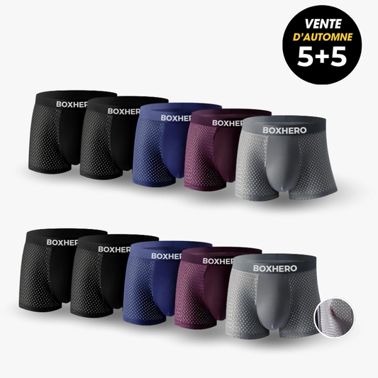 BOXER BOXHERO 1.0 EN FIBRE DE BAMBOU - CONFORT RÉVOLUTIONNÉ TOUT AU LONG DE LA JOURNÉE