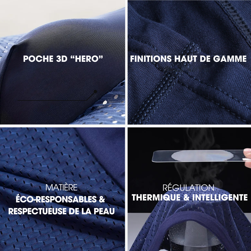 BOXER BOXHERO NOVA EN FIBRE DE BAMBOU - CONFORT RÉVOLUTIONNÉ TOUT AU LONG DE LA JOURNÉE