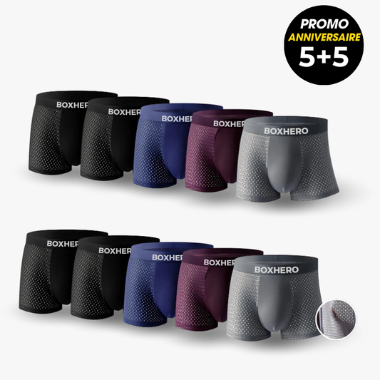 BOXER BOXHERO 1.0 EN FIBRE DE BAMBOU - CONFORT RÉVOLUTIONNÉ TOUT AU LONG DE LA JOURNÉE
