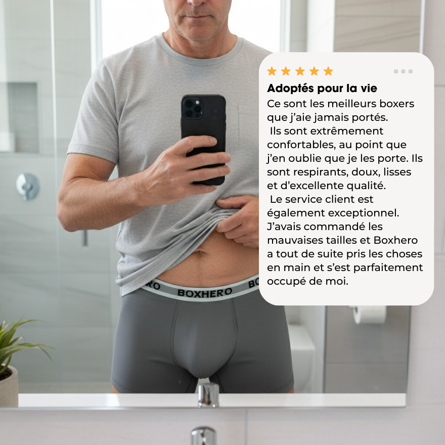 BOXER BOXHERO INFEEL - LE BOXER AUSSI LÉGER QUE L'AIR