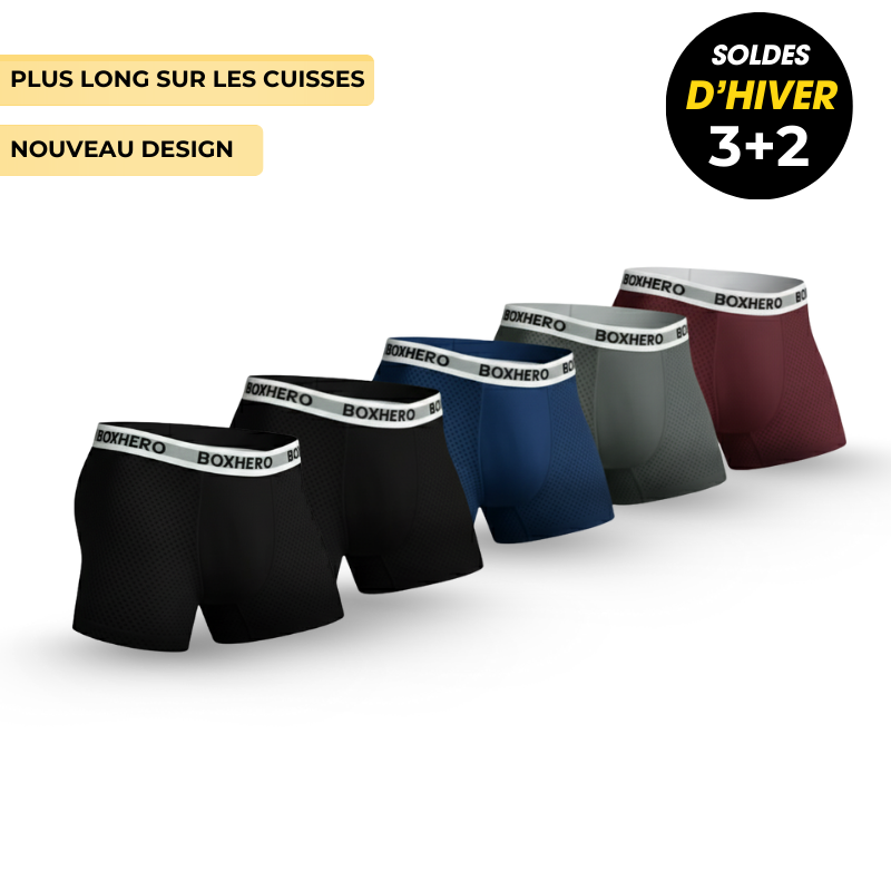 BOXER BOXHERO NOVA EN FIBRE DE BAMBOU - CONFORT RÉVOLUTIONNÉ TOUT AU LONG DE LA JOURNÉE