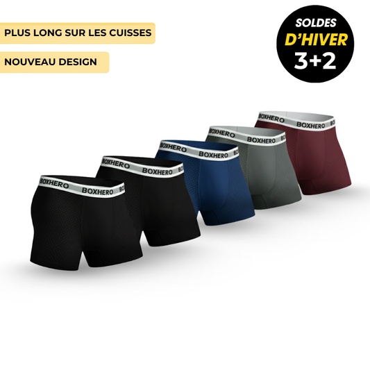 BOXER BOXHERO NOVA EN FIBRE DE BAMBOU - CONFORT RÉVOLUTIONNÉ TOUT AU LONG DE LA JOURNÉE