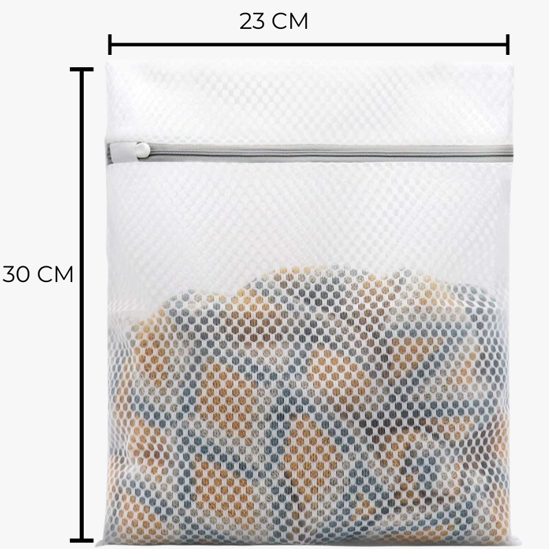 LOT DE 3 SACS DE LAVAGE PREMIUM – SPÉCIAL FIBRES DE BAMBOU