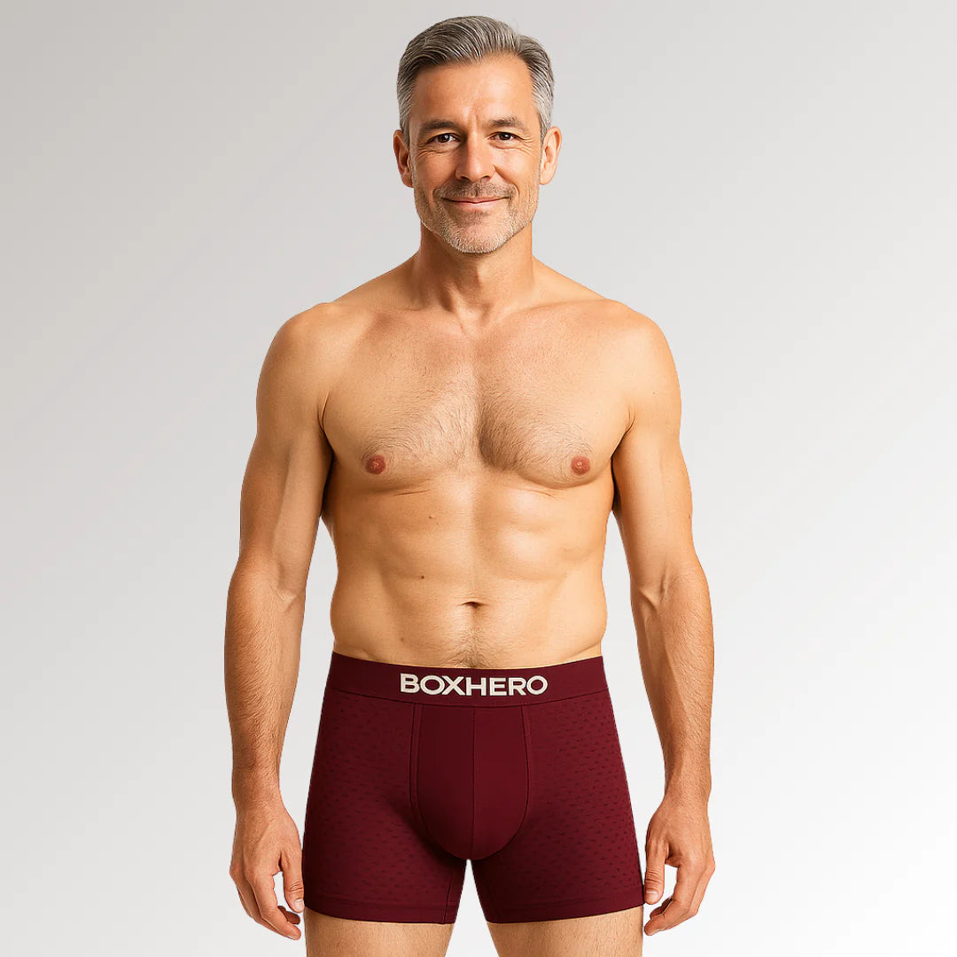 BOXER BOXHERO 1.0 EN FIBRE DE BAMBOU - CONFORT RÉVOLUTIONNÉ TOUT AU LONG DE LA JOURNÉE