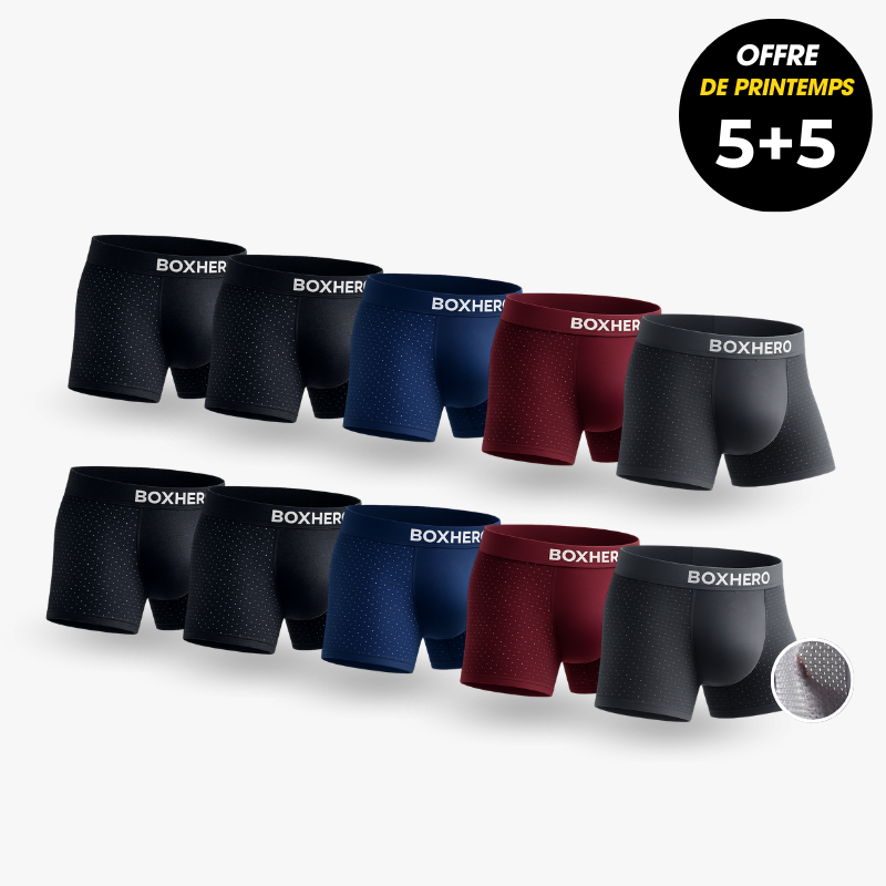 BOXER BOXHERO 1.0 EN FIBRE DE BAMBOU - CONFORT RÉVOLUTIONNÉ TOUT AU LONG DE LA JOURNÉE