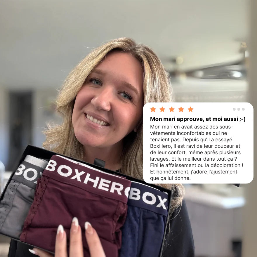 BOXHERO 2.0 EN FIBRE DE BAMBOU - CONFORT RÉVOLUTIONNÉ TOUT AU LONG DE LA JOURNÉE
