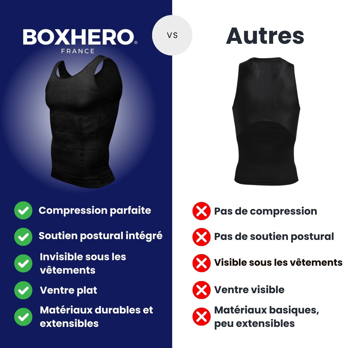 G.T.I. 1 Débardeurs homme 100% coton, Marcel homme, maillot de corps G.T.I. 1 Débardeurs homme 100% coton, Marcel homme, maillot de corps